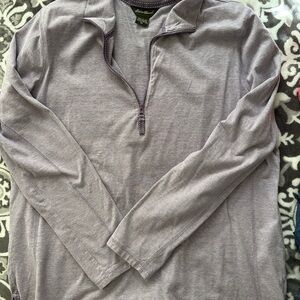 Eddie Bauer purple quarter zip